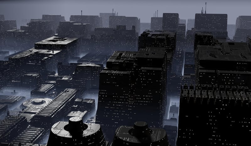 Future City Futuristic Scifi